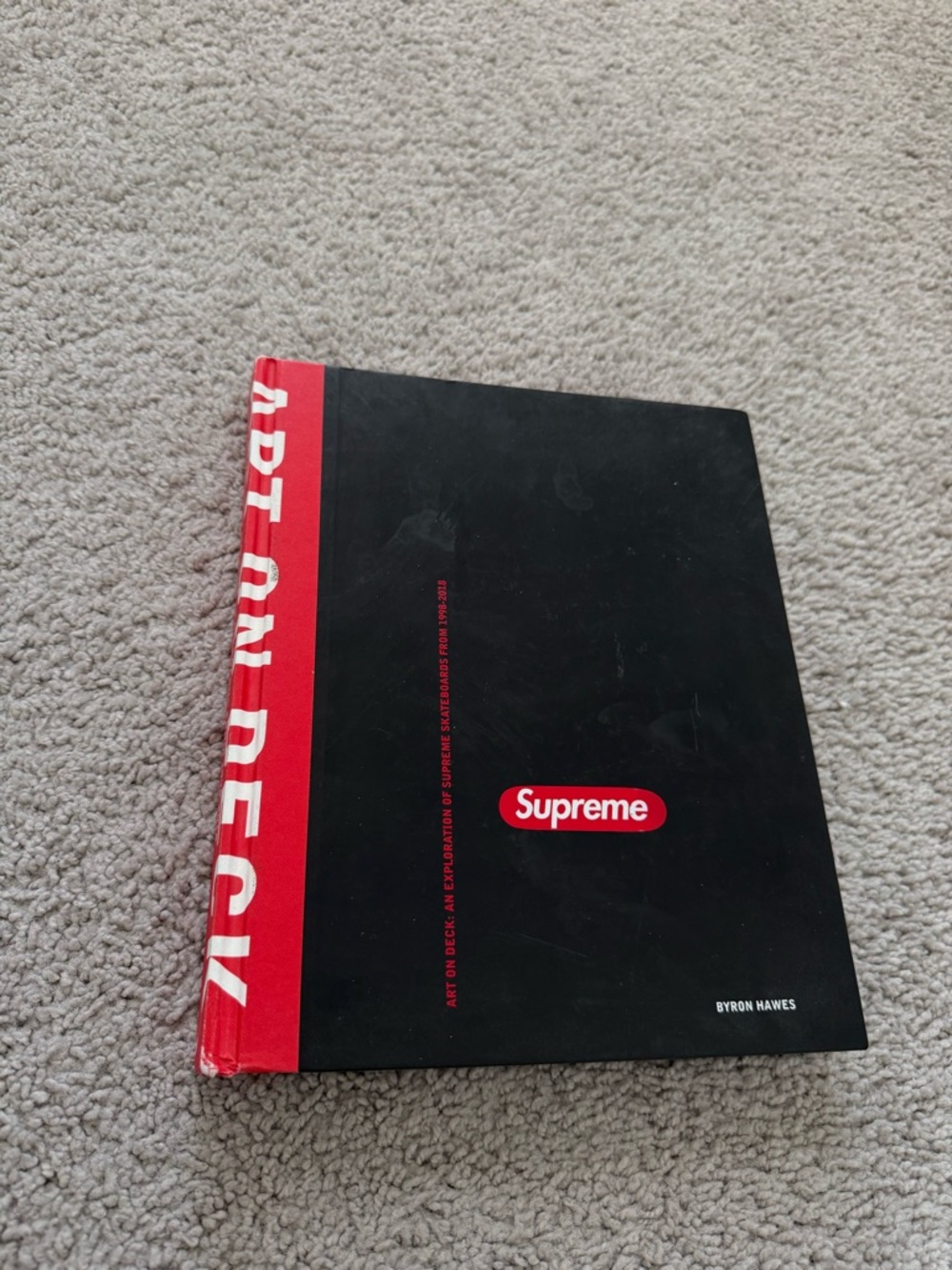 Supreme Black and Red Hardcover Art Volume